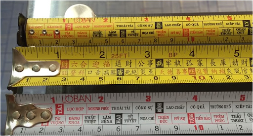 Phân biệt thước Lỗ Ban 52,2 cm 42,9 cm và 38,8 cm